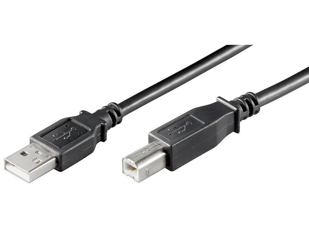 Microconnect USBAB3B-LSZH USB-kabel USB 2.0 3 m USB A USB B Sort