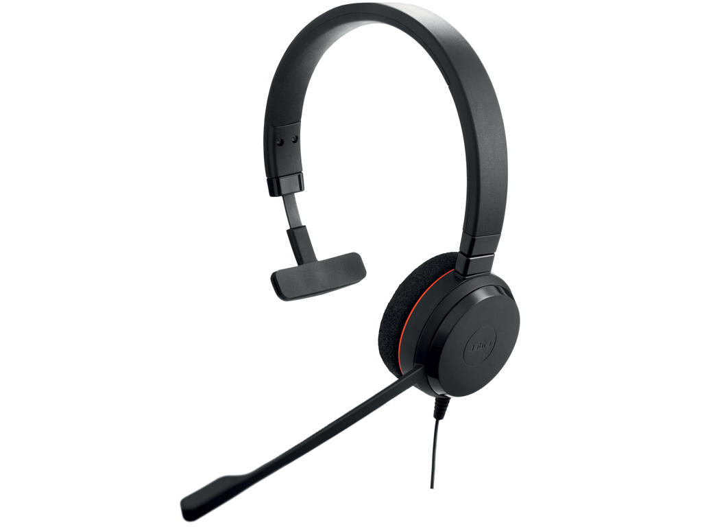 Jabra Evolve 20 Headset Ledningsført Kontor/Callcenter USB Type-C Sort