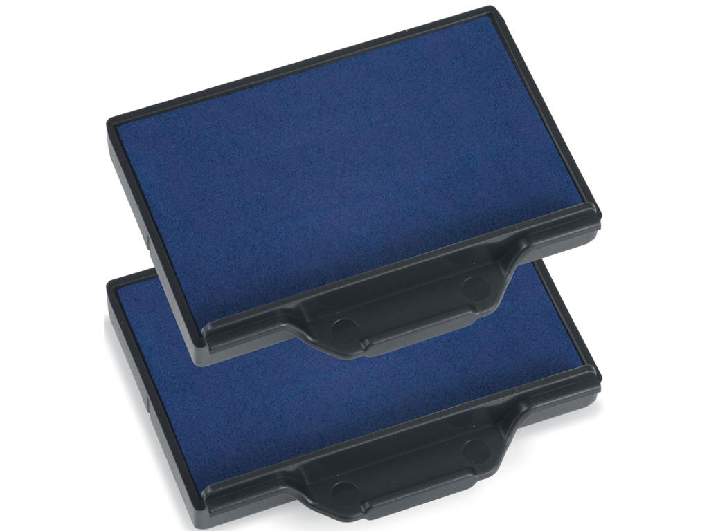 Stempelpude, 2 stk, Blå, 6/56BD, Til Trodat 5204 5206 5460 55510 5558