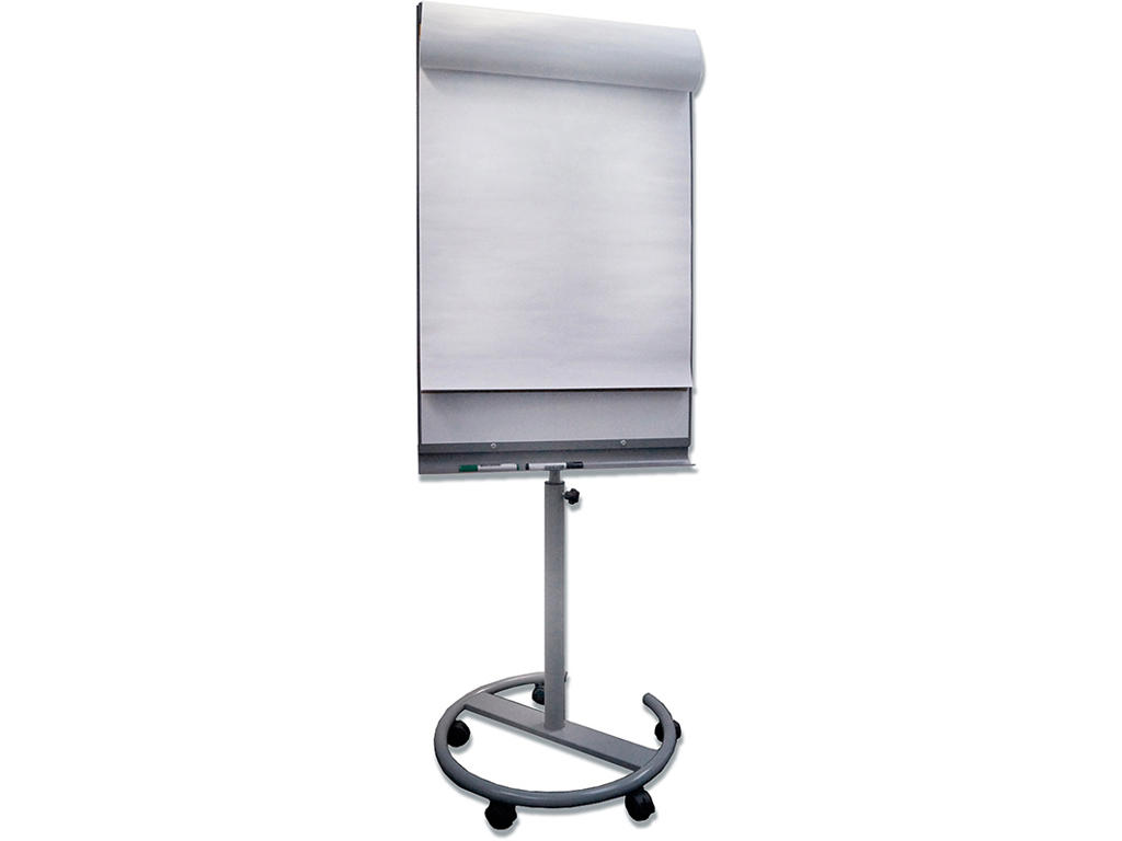 Flipover, Gulvmodel, 65x100 cm, Magnetisk whiteboardplade, Twinco Twin Mobile