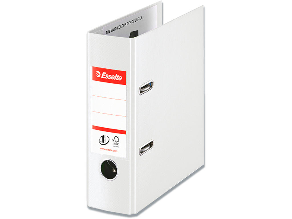 Brevordner, A5, 7.5 cm, Hvid, Esselte No.1 VIVIDA Bred