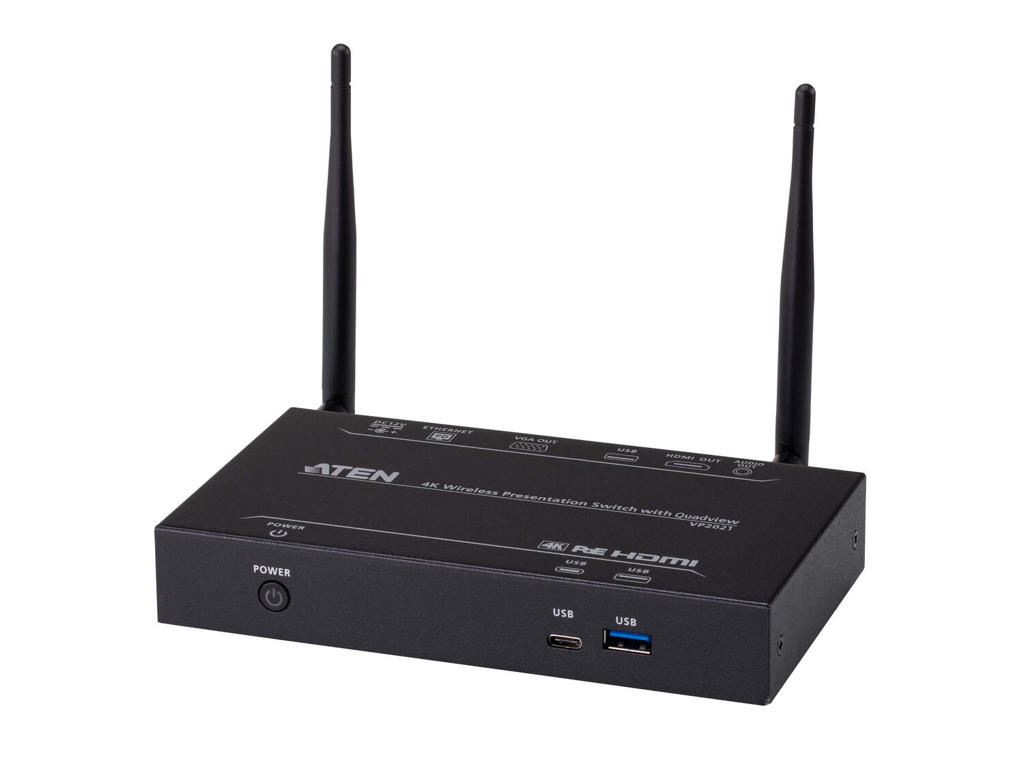 ATEN VP2021 trådløs præsentationssystem HDMI + VGA (D-Sub) Desktop