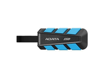 ADATA Externe SSD SC740 2TB Plug&Go blue 1050/1000 MIL.STD USB Type-C 3.2 Gen 2 (3.1 Gen 2) Sort, Blå