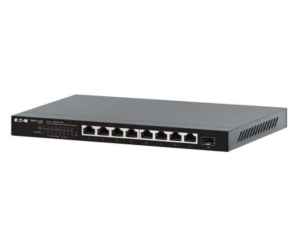 Eaton NG8POE-M2 netværksswitch Sort