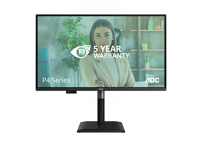 AOC Q27P4U computerskærm 68,6 cm (27") 2560 x 1440 pixel Wide Quad HD Sort