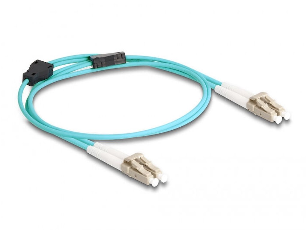 DeLOCK 87907 InfiniBand og fiberoptisk kabel 1 m LC Turkisfarve