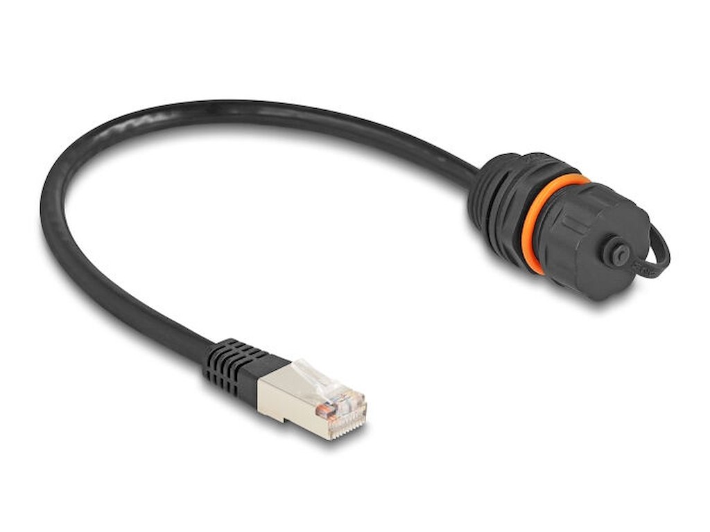 DeLOCK 88146 netværkskabel Sort 0,25 m Cat6a S/UTP (STP)