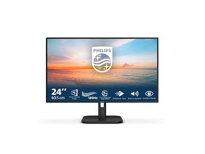 Philips 1000 series 24E1N1200A/00 computerskærm 60,5 cm (23.8") 1920 x 1080 pixel Fuld HD LCD Sort