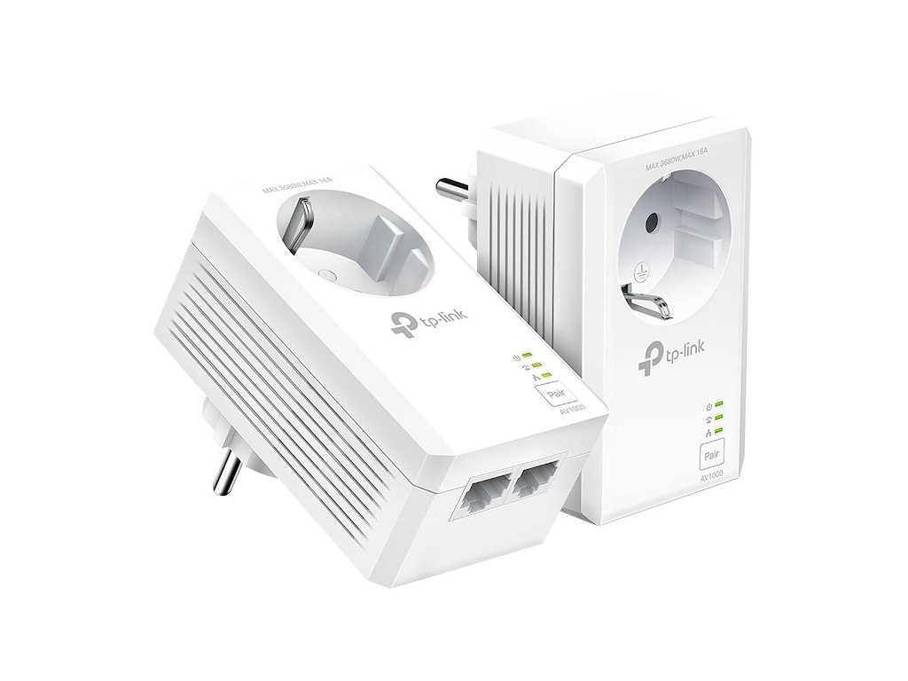 TP-Link TL-PA7027P KIT(EU) Power Line netværksadapter 1000 Mbit/s Ethernet LAN Hvid 2 stk