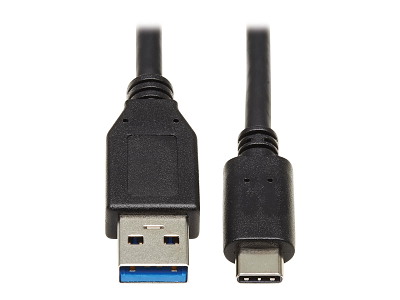 Tripp Lite U428-20N-G2 USB-kabel USB 3.2 Gen 2 (3.1 Gen 2) 0,5 m USB C USB A Sort