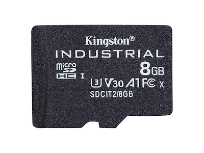 Kingston Technology 8GB microSDHC Industrial C10 A1 pSLC kort enkeltpakke uden adapter