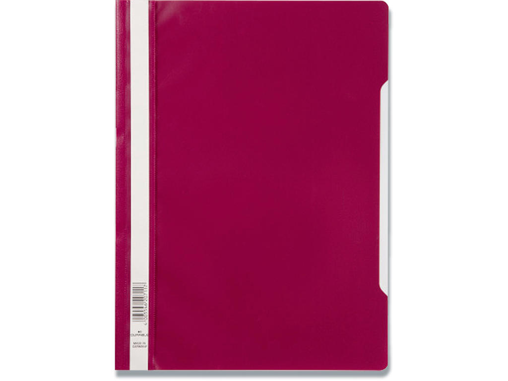 Tilbudsmappe, A4, Højrød, 25 stk, Durable 