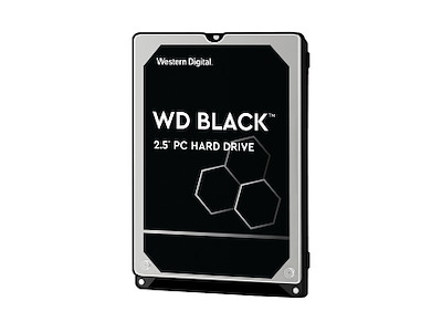 Western Digital Black harddisk 1 TB 7200 rpm 64 MB 2.5" Serial ATA III