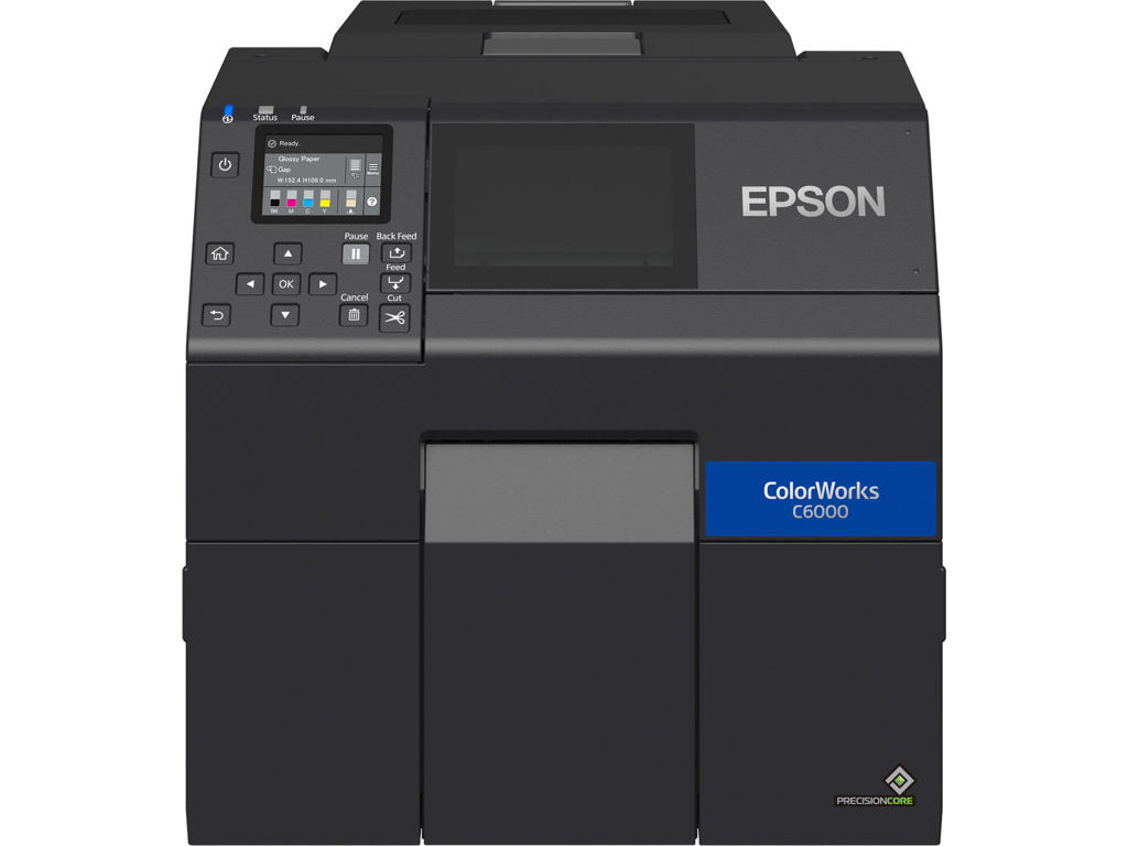Epson ColorWorks CW-C6000Ae etiketprinter Inkjet Farve 1200 x 1200 dpi 119 mm/sek. Ledningsført Ethernet LAN