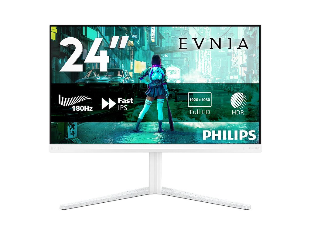 Philips Evnia 24M2N3201A/00 computerskærm 60,5 cm (23.8") 1920 x 1080 pixel Fuld HD LCD Hvid