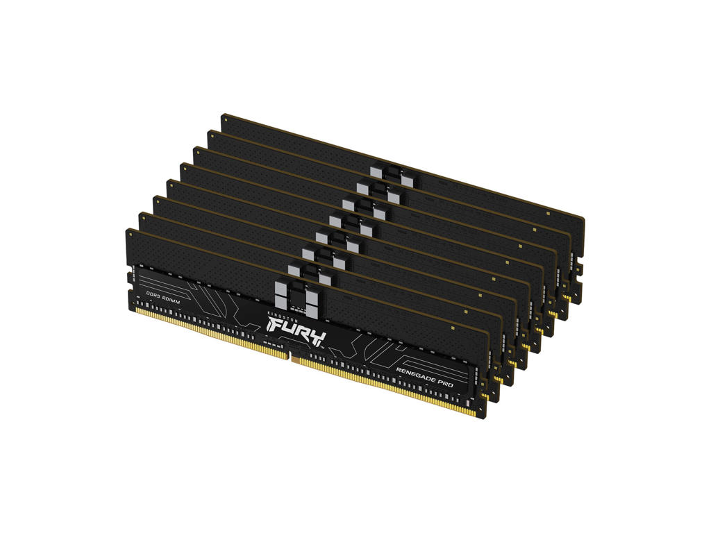 Kingston Technology FURY 128 GB 5600 MT/s DDR5 ECC Reg CL28 DIMM (sæt med 8) Renegade Pro EXPO