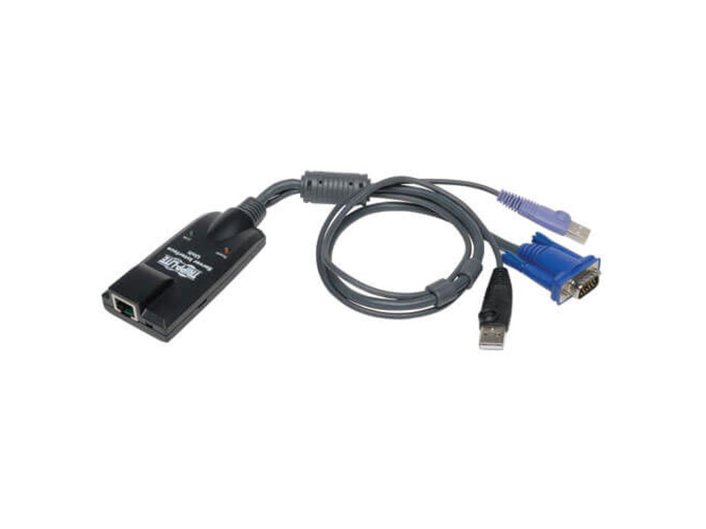 Tripp Lite B055-001-UV2CAC KVM-kabel Sort
