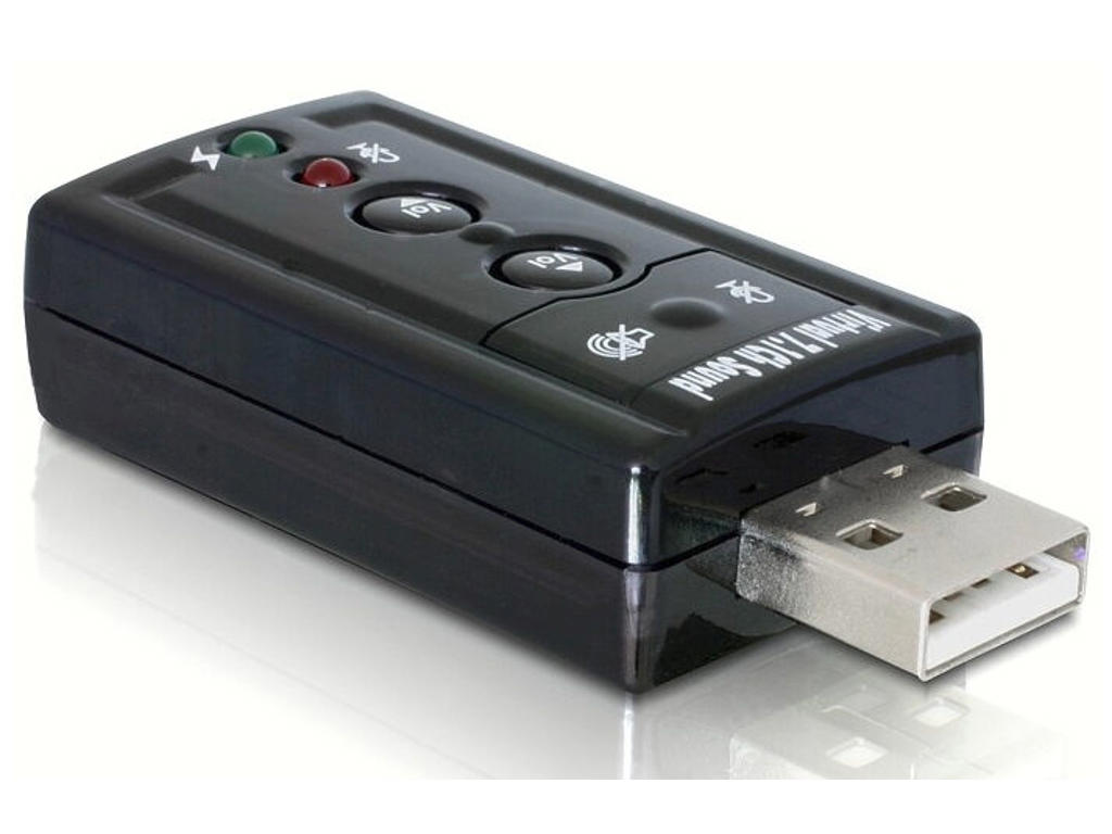 DeLOCK 61645 kabel kønsskifter USB 2.0 2x 3,5 Sort