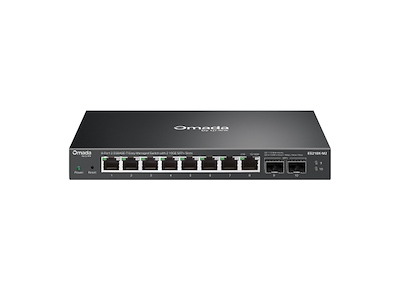 TP-Link ES210X-M2 netværksswitch Administreret 2.5G Ethernet (100/1000/2500) Bord-/vægmontering Sort