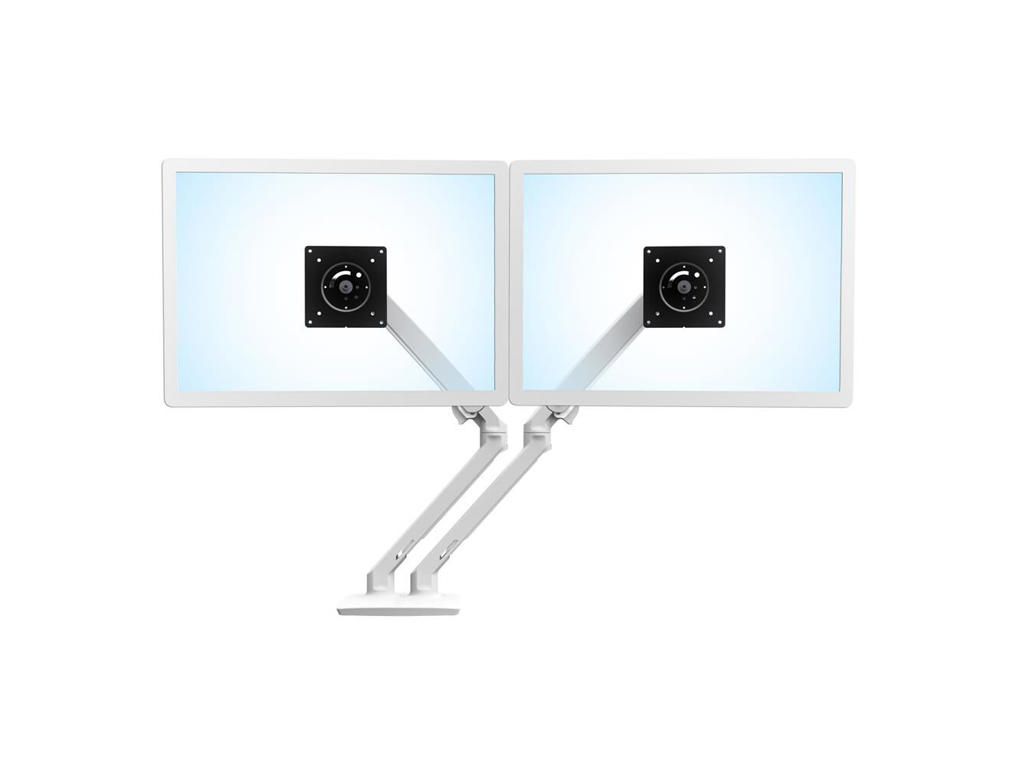 Ergotron MX Series Desk Dual Monitor Arm 61 cm (24") Skrivebord Hvid