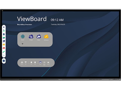 Viewsonic IFP8662 skilte display Interaktivt fladpanel 2,18 m (86") LED Wi-Fi 350 cd/m² 4K Ultra HD Sort Berøringsskærm Indbygget processer Android 8.0