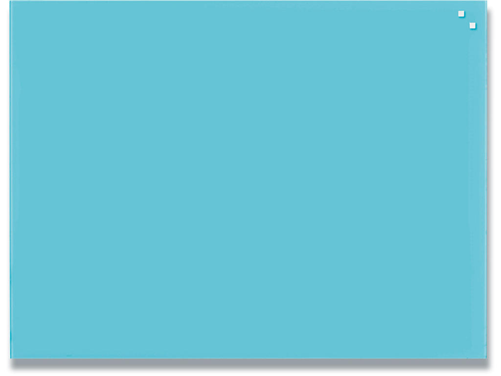 Glastavle, Magnetisk, 60x80 cm, Turkis, Naga 