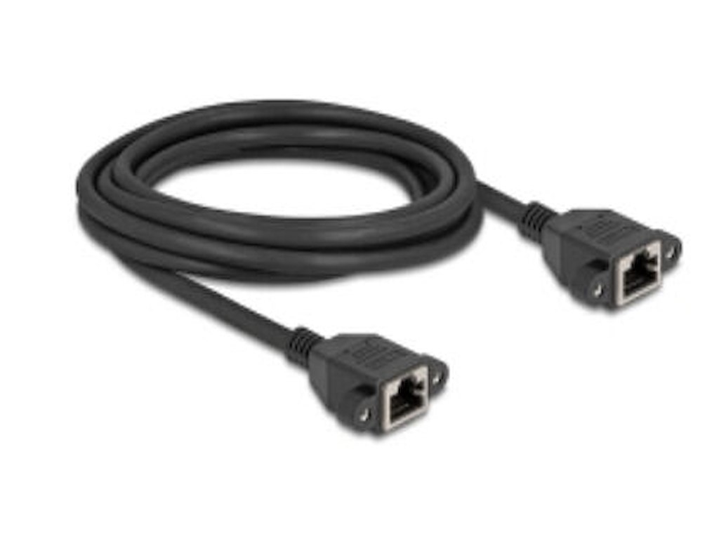 DeLOCK 90786 netværkskabel Sort 3 m Cat6a S/FTP (S-STP)