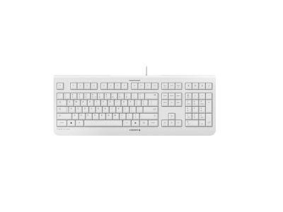 CHERRY KC 1000 tastatur Universel USB QWERTY US engelsk Grå