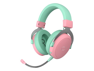 Cooler Master CH351 Headset Kabel & trådløs Spil Bluetooth Sort, Grøn, Lyserød