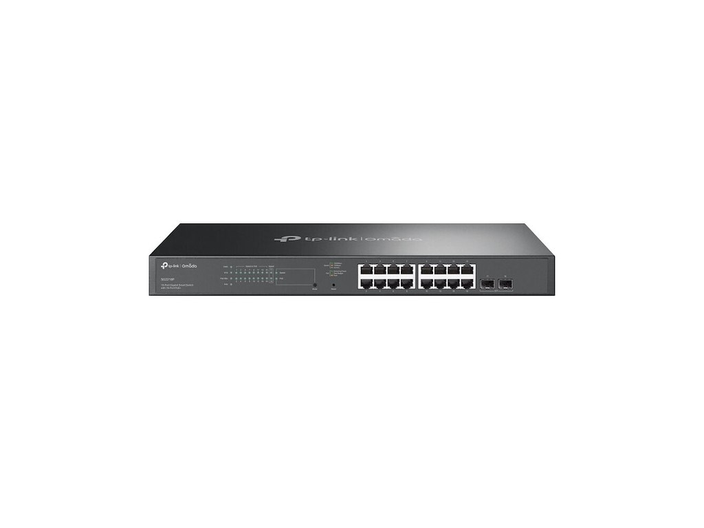TP-Link Omada SG2218P netværksswitch Administreret L2/L2+ Gigabit Ethernet (10/100/1000) Strøm over Ethernet (PoE) 1U Sort