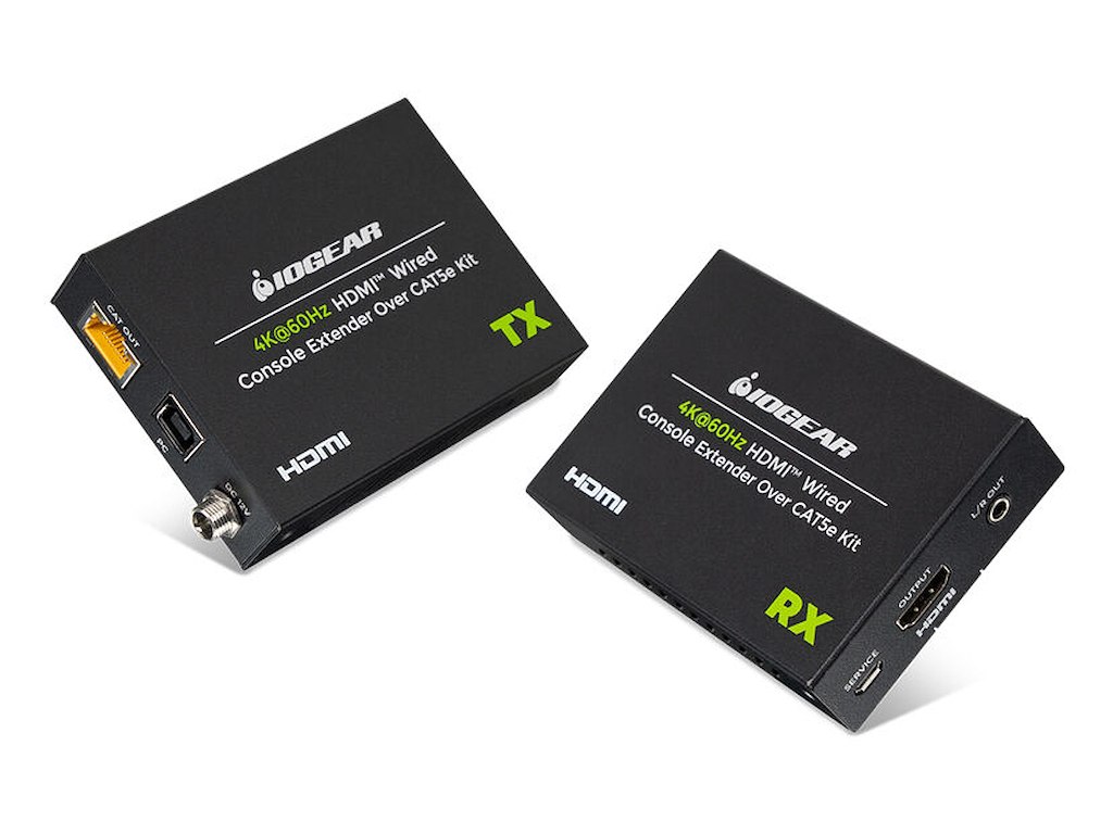 iogear GCEH4K konsoludbygning Konsol sender & modtager 18000 Mbit/s
