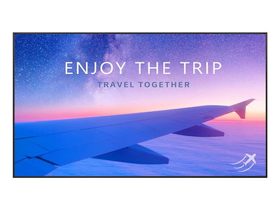 LG UHD Signage 2,18 m (86") LED Wi-Fi 700 cd/m² Fuld HD Sort WebOS 24/7