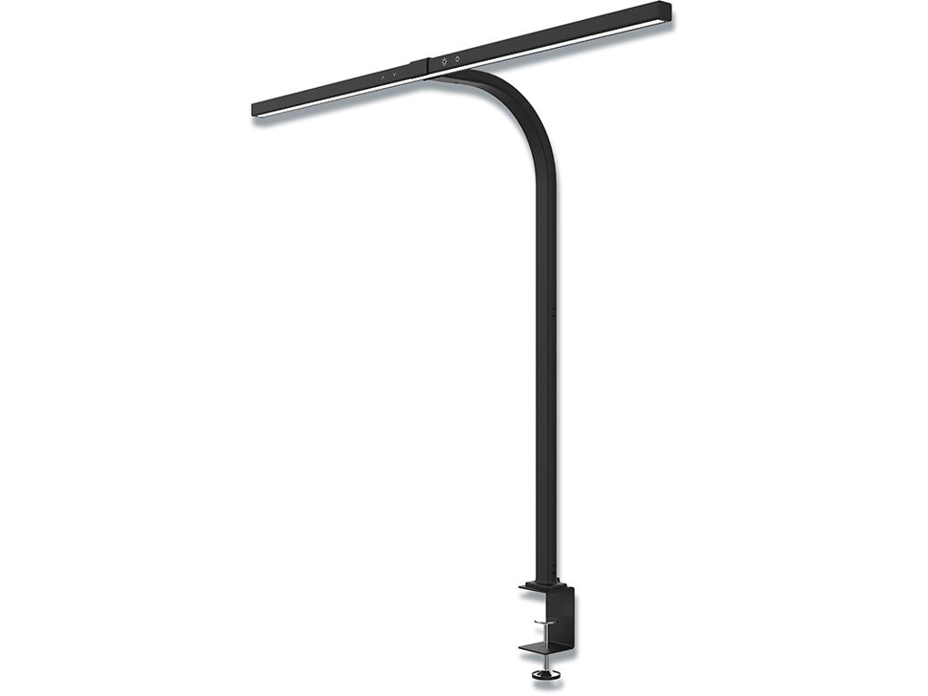 Bordlampe, Sort, Med klemme, LED, Unilux Strata 
