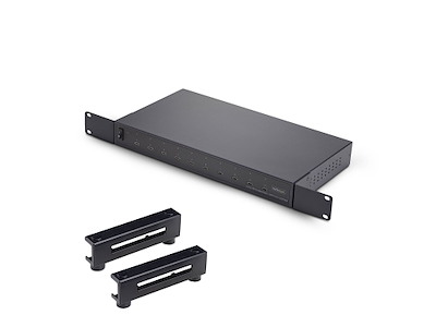 StarTech.com 10E-CHARGING-STATION oplader til mobil enhed Universel Sort Vekselstrøm Hurtig opladning Indendørs