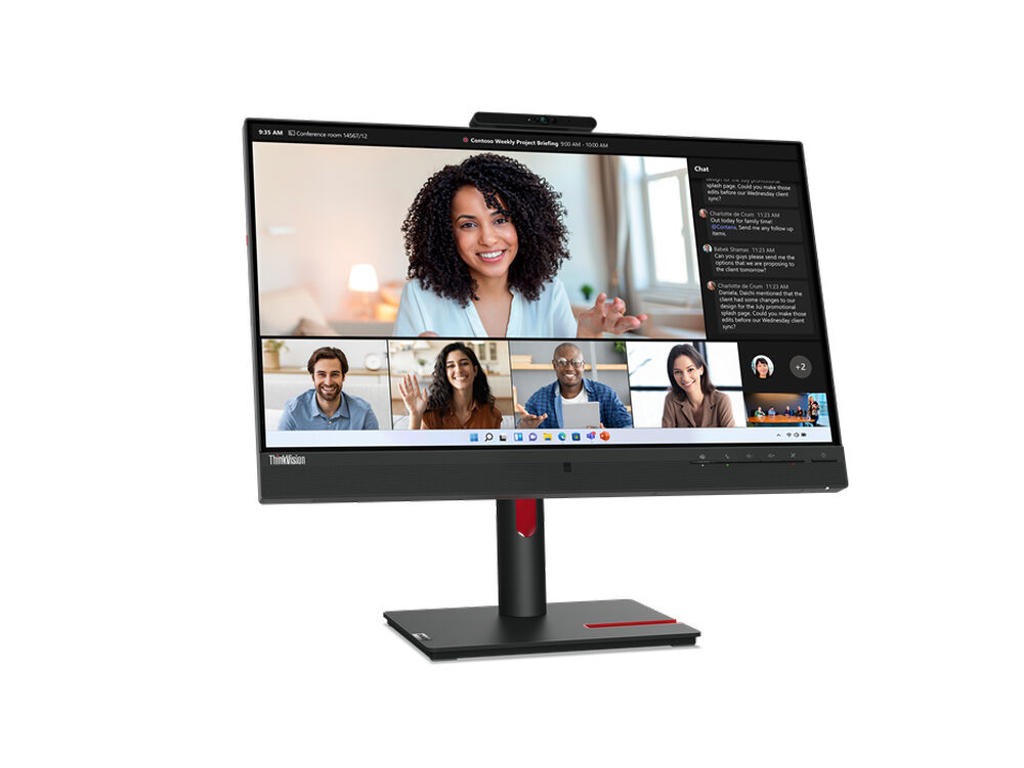 Lenovo ThinkVision T24mv-30 computerskærm 60,5 cm (23.8") 1920 x 1080 pixel Fuld HD LED Sort
