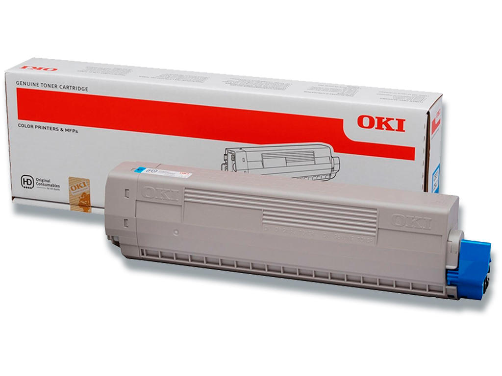 Toner, MC861, Black-sort, 9.500 sider, OKI 44059256