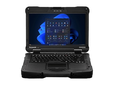 Panasonic FZ-40KZ00CB4 16/512GB Win 11P Laptop 35,6 cm (14") Berøringsskærm Fuld HD DDR5-SDRAM SSD Wi-Fi 7 (802.11be) Windows 11 Pro Sort, Grå