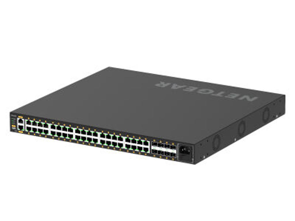 NETGEAR GSM4248P-100EUS netværksswitch Administreret L2/L3/L4 Gigabit Ethernet (10/100/1000) Strøm over Ethernet (PoE) Sort