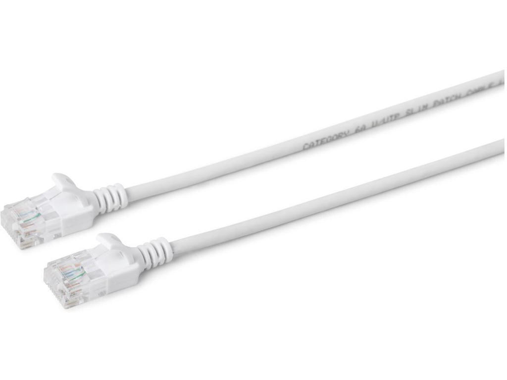 Microconnect V-UTP6A075W-SLIM netværkskabel Hvid 7,5 m Cat6a U/UTP (UTP)