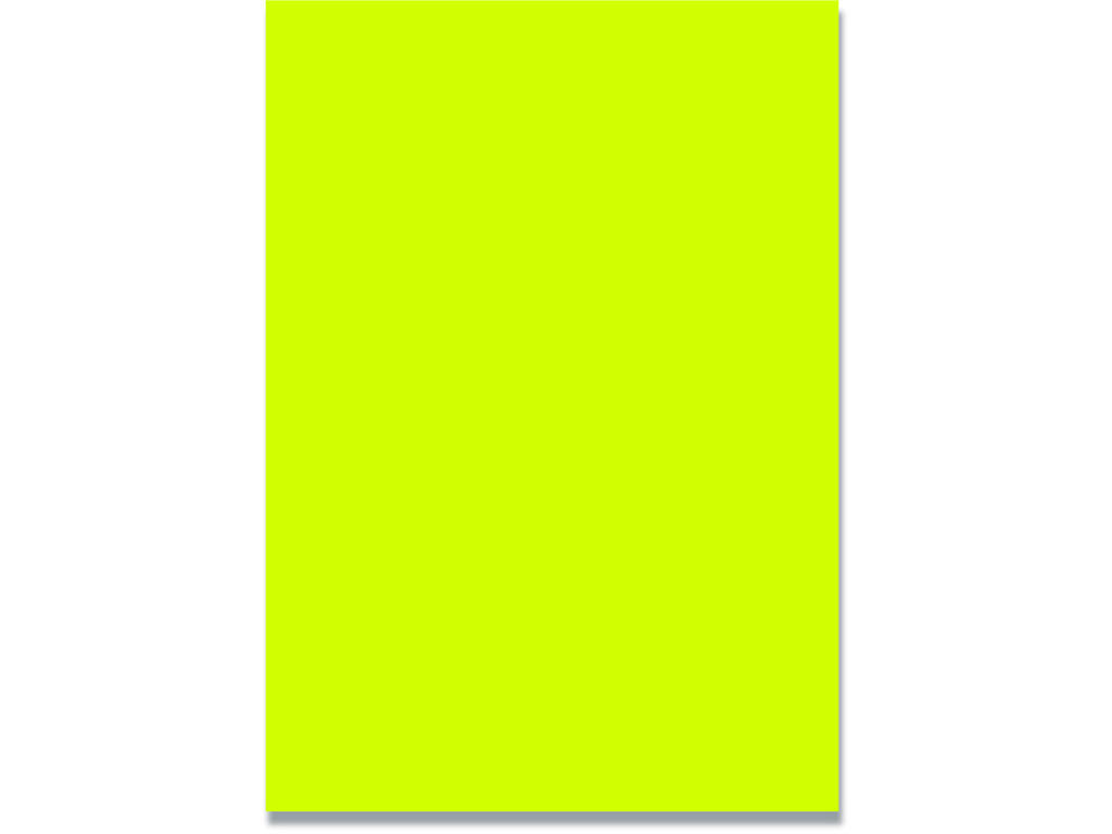 Karton, A4, 260 g/m², Neongul, 10 ark, BNT 