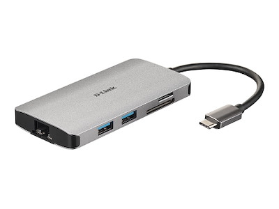 D-Link DUB-M810 dockingstation Ledningsført USB 3.2 Gen 1 (3.1 Gen 1) Type-C Aluminium
