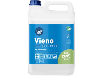 Universalrengøring, Uden parfume, Uden farve, 5 liter, Kiilto Pro Vieno