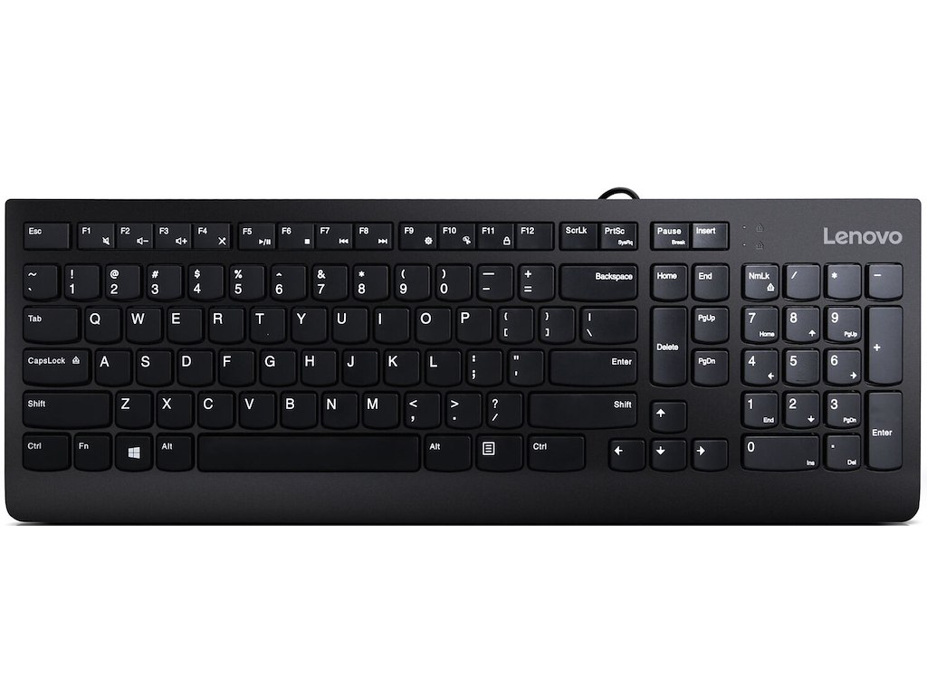 Lenovo 300 tastatur Universel USB QWERTY US engelsk Sort