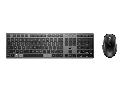 HP 720 Multi-Device Rechargeable Wireless Keyboard and Mouse Combo
