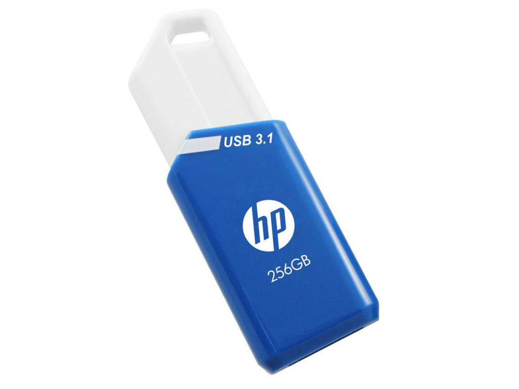 HP x755w USB-nøgle 256 GB USB Type-A 3.2 Gen 1 (3.1 Gen 1) Blå, Hvid