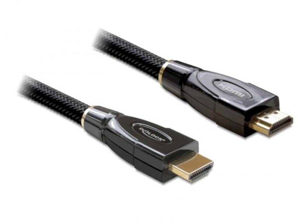DeLOCK 3m HDMI AM/AM HDMI-kabel HDMI Type A (Standard) Sort