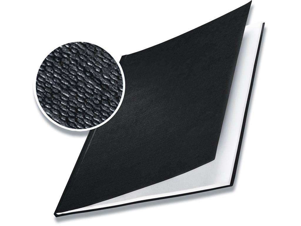 Indbindings skinneomslag, 14.0 mm, A4, Sort, Leitz ImpressBind 