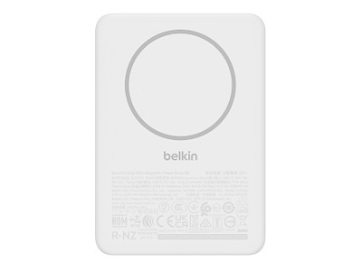 Belkin BPD010hqWH 5000 mAh Trådløs opladning Hvid