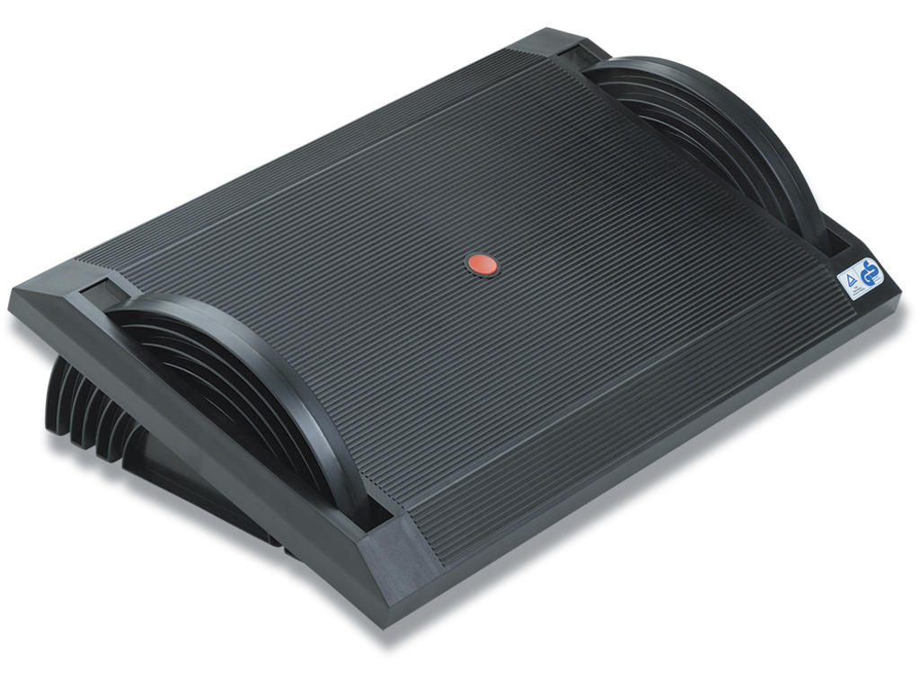 Fodstøtte, Sort, Justerbar, Plast, Twinco TWIN ACTIVE 