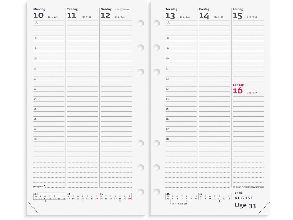 System PP, 2026, Uge, 1 uge pr. opslag, Refill, Mayland